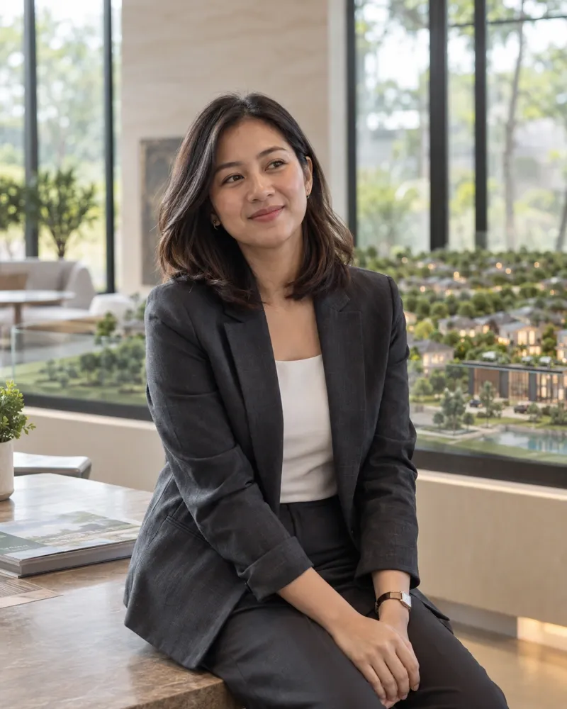 Meilani Kusuma, konsultan properti Raftel Land