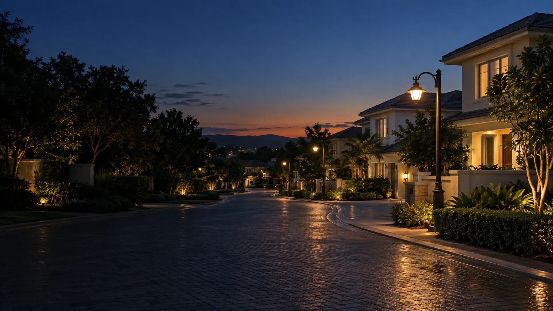 Boulevard Raftel Land pada sore hari